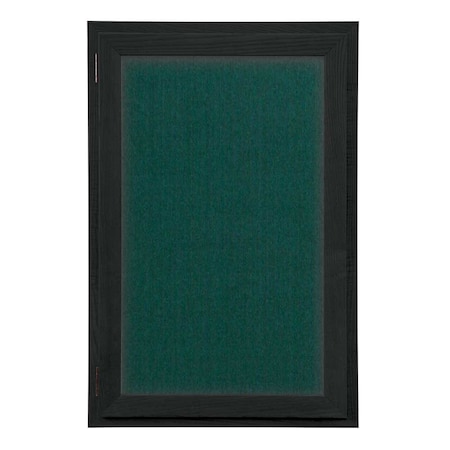 United Visual Products Outdoor Enclosed Combo Board, 42"x32", Satin Frame/White Porc & Surf UVCB4232OD-WHTPORC-SURF